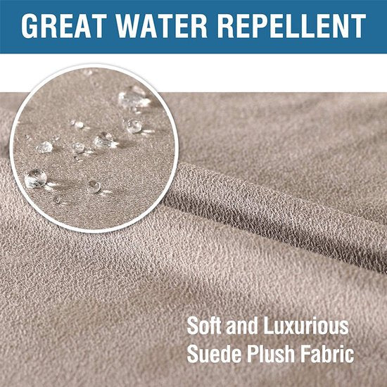 2 Stuks Waterdichte Stoelhoezen - Eetkamerstoel hoes - Stretch Materiaal - Universele Stoelhoezen -kaki