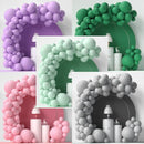 86-delige macaron ballonnenset lichtgroen - ballonnenboog