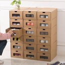 5 Stuks Kartonnen schoenen opbergdoos - vouwbaar - 35cmx23.5