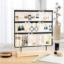 72 Gaatjes Oorbellenrek - 3 Niveaus - Duurzaam Metalen