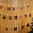 Fotoclip Lichtsnoer - 3 Meter - 20 Lampjes met Fotoclips, Batterij + USB-model voor Dubbel Gebruik