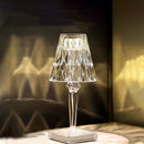 Xtraworks kristal nachtlampje tafellamp touch dimbaar USB