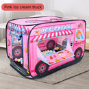 Kinder auto tent opvouwbare speelhuis tent ijswagen 112x70x7