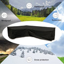 Premium Waterdichte Hoekbankhoes - 210D Oxford Stof, UV-bestendig, Sneeuw- en Winddicht - Geschikt voor Buitenmeubilair - 222 x 286 x 82 cm