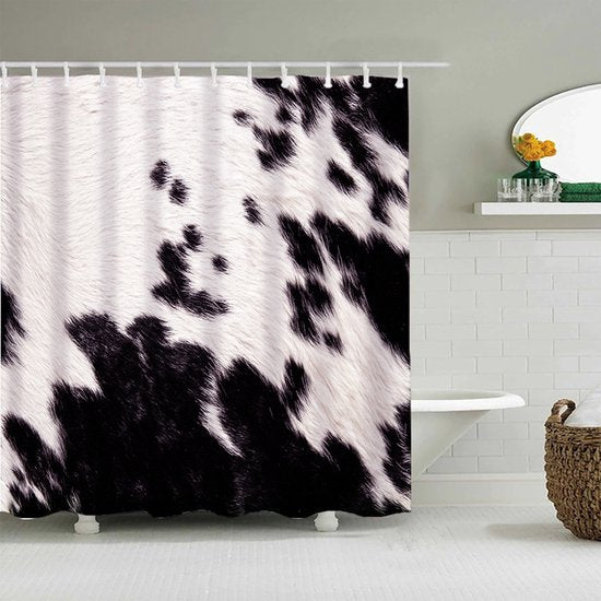 Unikorf Waterdicht Koeienhuid Douchegordijn 180x200CM