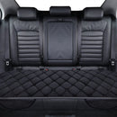 3delige Autostoelhoes- Beschermende Auto Accessoires - Zacht en Knus - Antislip Onderkant - Hoogwaardig Materiaal-zwart