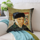 Sierkussensloop van katoen/linnen 45x45 cm - van Gogh