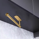 Ronde keukenpapierhouder van roestvrij staal met flexibele i