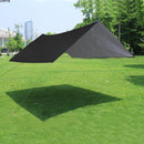 Outdoor Draagbaar Zonnescherm Met Opbergtas - Waterdicht - Tarps voor Kamperen 300 *300cm - 3-4 Personen -zwart