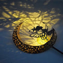 Solar Maanverlichting met glazen bollamp-Tuinlantaarns-tuindecoratie-werkt op zonne energie