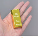 Gouden Koelkastmagneten – 6 Stuks – Gold Bar Design