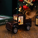 Betoverende Retro Auto LED Kerst Verlichting - Sfeervolle Verlichting voor de Feestdagen16*7.2*11cm-donkerbruin