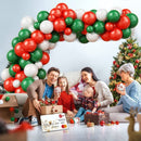 93-delige Ballonnenboog Set - Perfect voor Feesten en Partijen - Rood en Groen