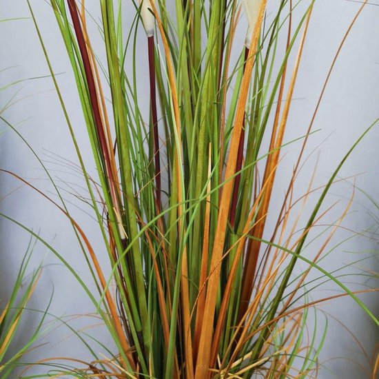Realistische Pampasgras Kunstplant - Herfstkleuren - 90 cm
