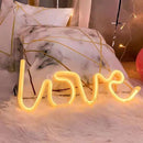 Unikorf LED Neon Love - USB/Batterij, Warm Wit