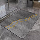 Unikorf Antislip Vloermat 50x80 Elegant Grijs Goud