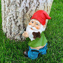 Ondeugende Tuinkabouter met Opgeheven Middelvinger