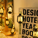 Kampeer LED olielamp sfeerverlichting 3m 20 lampjes USB/bat