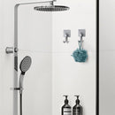 Unikorf 4x Zelfklevende Wandhaakjes Zilver