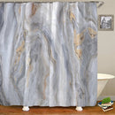 Waterdicht douchegordijn kiezelpatroon 180x200cm lichtgrijs