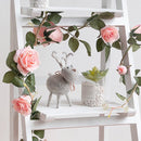 Klimop Slinger met Rozen - 2 Stuks, 2m - Roze Decoratie