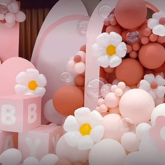 105 Stuks Ballonketting Set- Ballonnenboog Madelief-Feestartikel & feest versiering-huwelijk