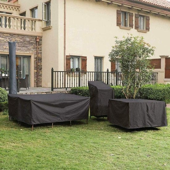 Hoogwaardige Waterdichte Hoes voor 4-zitsbanken -Premium Oxford Stof met Sterk PVC- Duurzaam Comfort in Alle Seizoenen 190x66x89cm