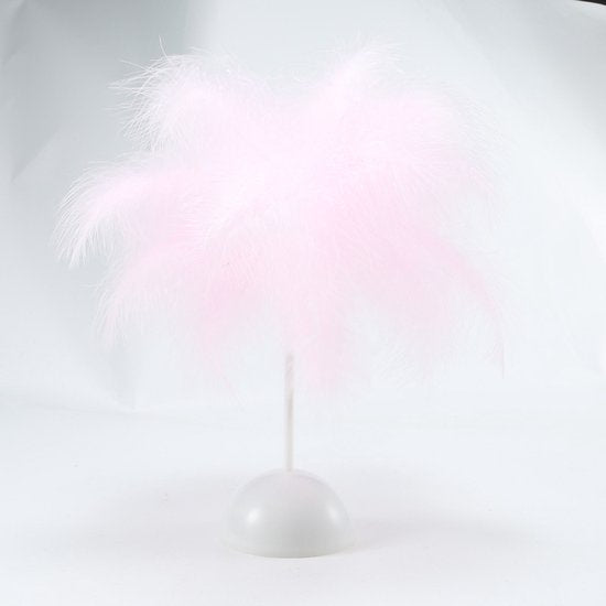 Luxe LED Veren Tafellamp – Stijlvol Roze Warm Wit Licht