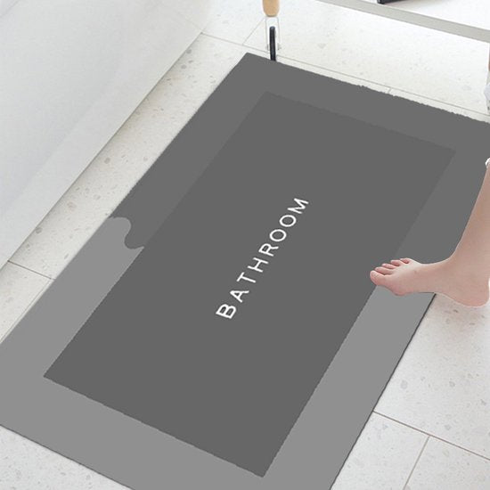 Unikorf Super Absorberend Antislip Badmat 40x60 Grijs