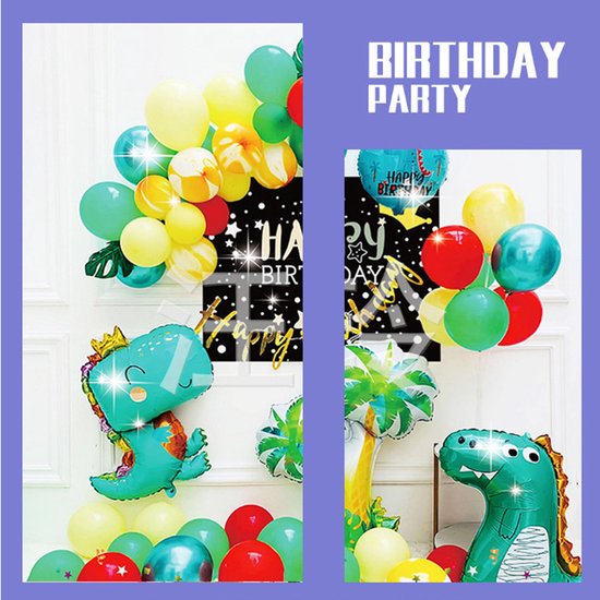 37-delig Dinosaurus Verjaardagset - Feestdecoratie