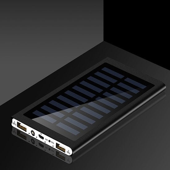Solar Powerbank 20000mAh - Draagbare Zonne-energie Oplader m