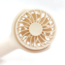 Draagbare USB-handventilator 3 snelheden, lange accu, wit