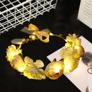 Unikorf LED Bloemenkrans Hoofdband 20 Warmwitte IP43