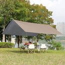 Outdoor Draagbaar Zonnescherm 300x300cm, Waterdicht, Tarps v