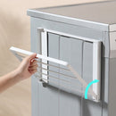 Magnetisch Opbergrek voor Wasmachine - Inklapbaar en Ruimtebesparend - 40x25x25 cm-wit
