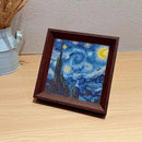 Van Gogh Sterrenhemel Diamond Painting 18x18cm met lijst