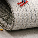 Antislip Deurmat - Geometrisch Patroon - Absorberend en Wasbaar - Ideaal voor Binnen 60X90CM-grijs