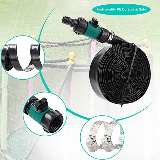 Unikorf Trampoline Watersproeier 15m - Buiten, Groen