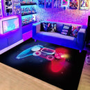 Gamecontroller Tapijt - Stijlvolle Laagpolige Vloerkleed Upgrade voor je Game- en Entertainmentruimte-Voor Extra Comfort en Gaming Plezier120x160CM