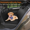TDR - Hondendeken Auto Achterbank en Kofferbak - Beschermhoes -Autobench voor hond - Honden Deken Auto Achterbank 137*147CM -zwart