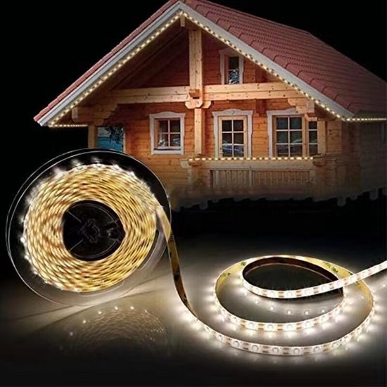 Zonne-energie Lichtstrip Buiten - Warm Wit - 3m