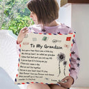 TDR Sierkussensloop 45x45 cm - 'To my grandson'