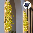 Xtraworks-LED lamp op zonne solar light string tweekleurig esdoornblad 2 meter 20 lampjes
