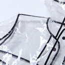Transparante Regenjas met Capuchon - Waterafstotend - EVA - One Size