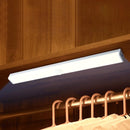 Xtraworks - LED Kastverlichting met bewegingssensor- Keukenverlichting onderbouw zilver (wit licht)-USB oplaadbaar- 30CM