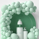 86-delige macaron ballonnenset lichtgroen - ballonnenboog