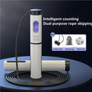 Slimme fitness springtouw met gewichtbal, LCD, verstelbaar