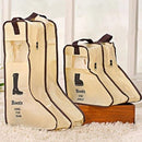 2 stuks Laarsjes opbergzak - Bescherming lage dames laarzen - Boots Organizer - 28x24x29cm - Beige