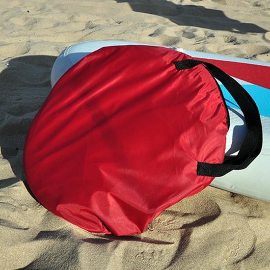 Merkloos Opvouwbaar Kajak/Kano-zeil ⌀108cm Rood