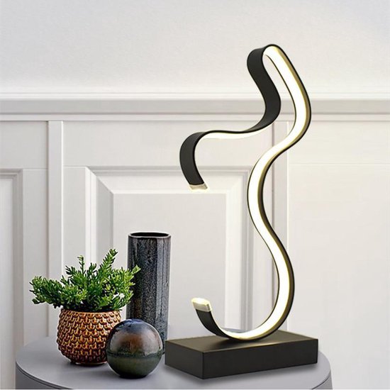 LED Bureaulamp Abstract Paard - 3 Witte Lichtstanden